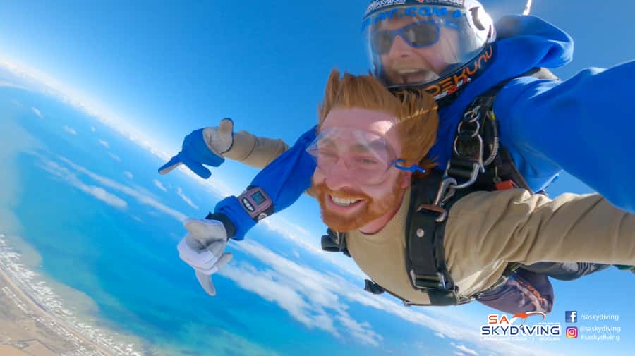Adelaide: Tandem Skydiving Adventure over Goolwa - Goolwa tandem freefall: the real draw is the route over South Australia