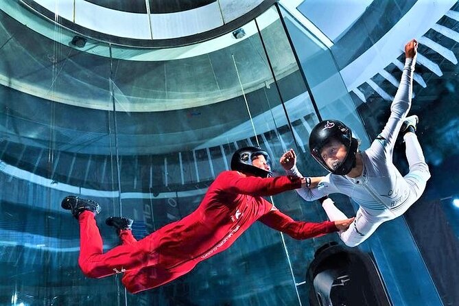Atlanta Indoor Skydiving Experience with 2 Flights & Personalized Certificate - What to wear and bring: sneakers, comfortable clothes, and hair rules