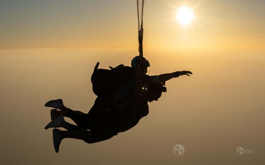 Cairo: Tandem Skydive Experience with Video - Parachute Canopy Views: Golden Sands, City Grid, and Pyramid Sightlines