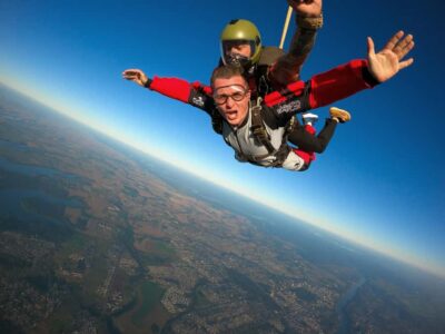 Foz do Iguacu: Skydiving Experience with Photos and Videos - The view plan: Triple Frontier, Itaipu Dam, and the Paraná River