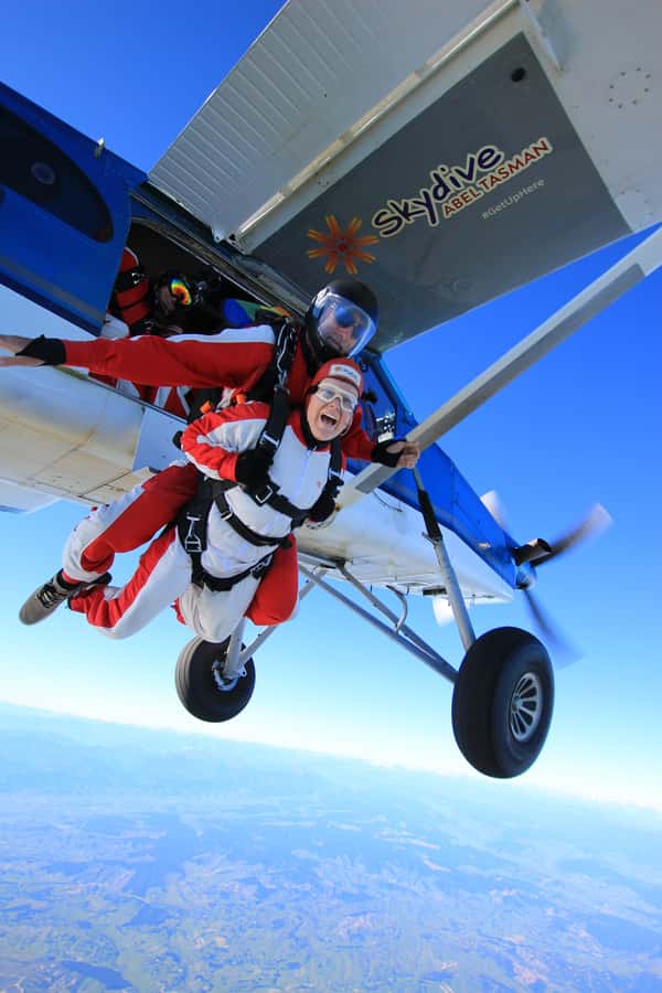 From Motueka: Abel Tasman Tandem Skydive Experience - The Jump: Freefall That’s Meant to Be Felt