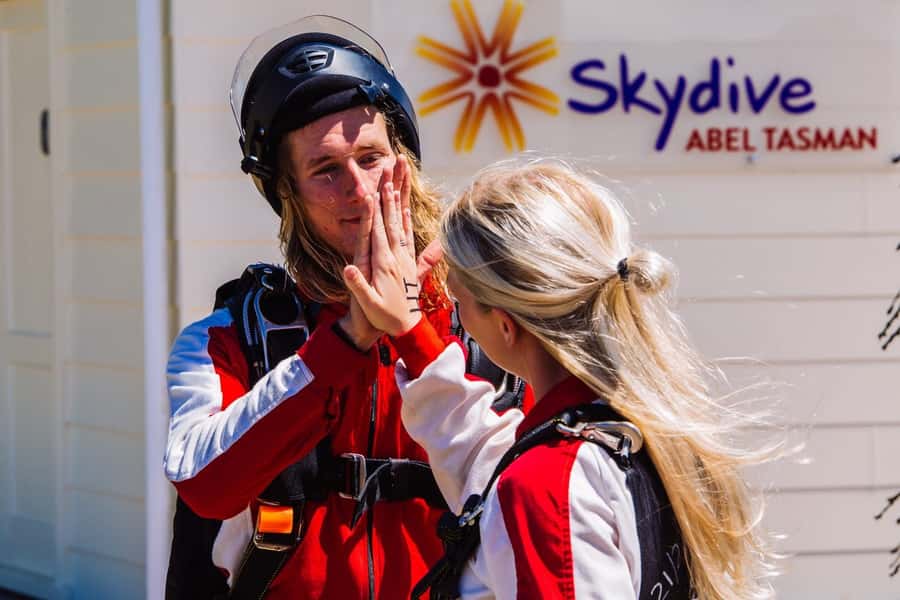 From Motueka: Abel Tasman Tandem Skydive Experience - Meeting Point in Motueka: Where Your Day Starts