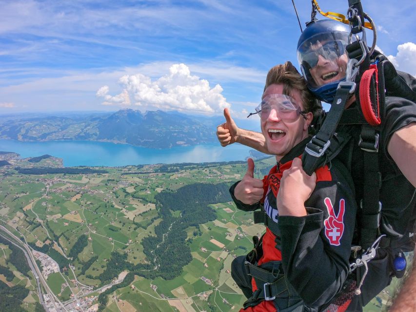Interlaken: Airplane Skydiving over the Swiss Alps - Getting to Reichenbach: meeting point, bus limits, and spectator reality