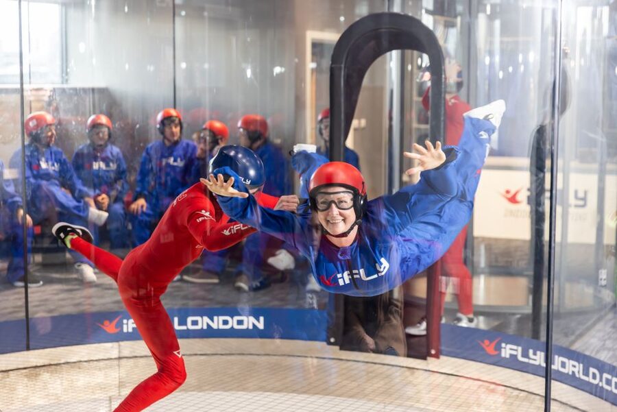 London: iFLY Indoor Skydiving at The O2 Entrance Ticket - How the vertical wind tunnel recreates free-fall conditions