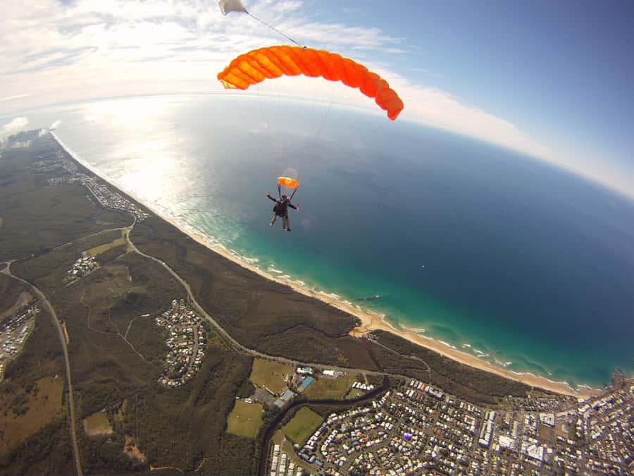 Noosa: Tandem Skydive Experience - What You’ll See Up There: Coastline, Coolum, Glasshouse, and More