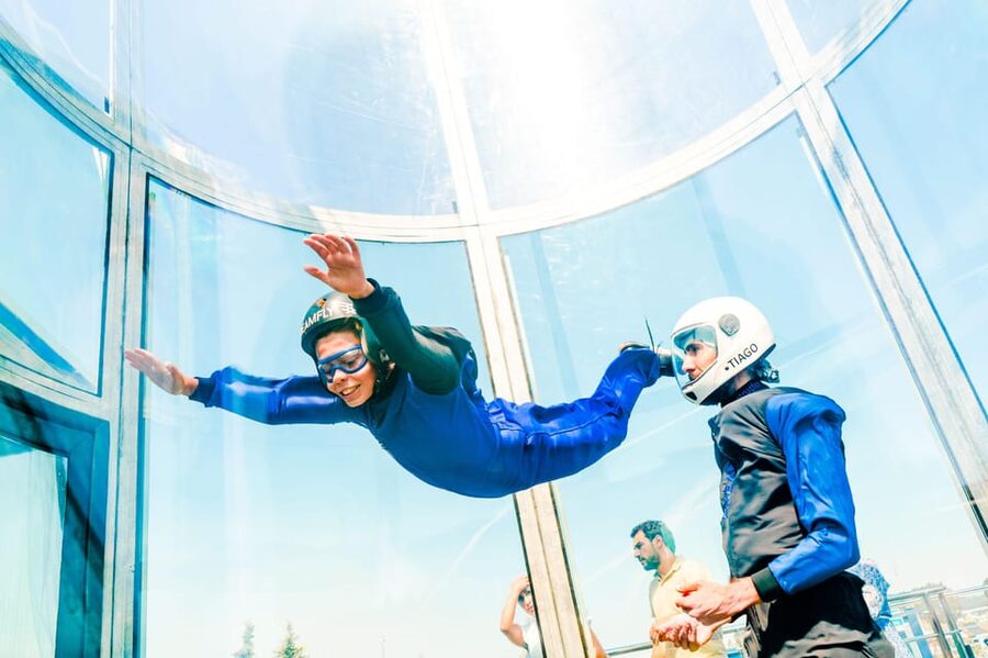 Porto/Maia: Indoor Skydiving Experience - DreamFly Porto: A big outdoor wind tunnel in the Norte
