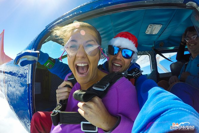 SA Skydiving Adelaide - Langhorne Creek - Freefall over Lake Alexandrina: what you’re really buying