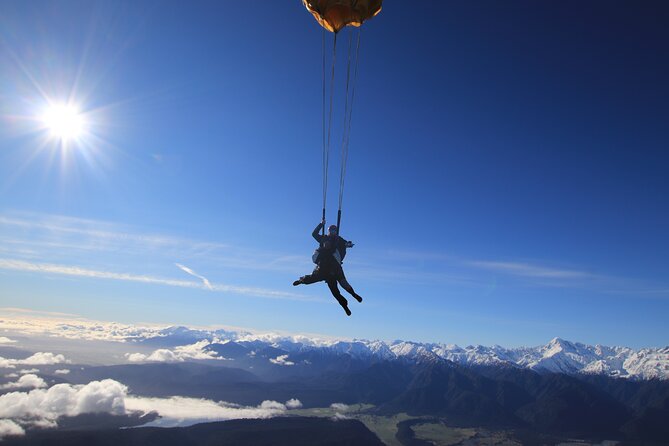 Tandem Skydive 13,000ft from Franz Josef - Stop 1: Franz Josef Glacier Views From Above