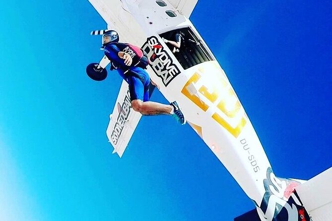 Tandem Skydive experience in Dubai - Check-in at Skydive Dubai Marina: waivers, BMI weigh-in, and harness time