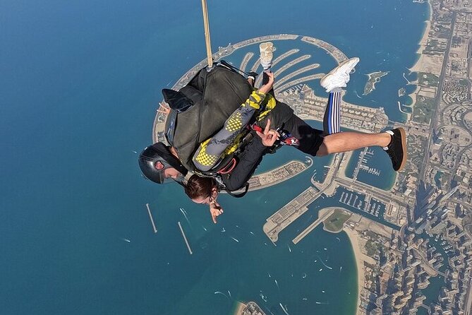 Tandem Skydive experience in Dubai - Landing and the reaction interview: why the footage feels personal