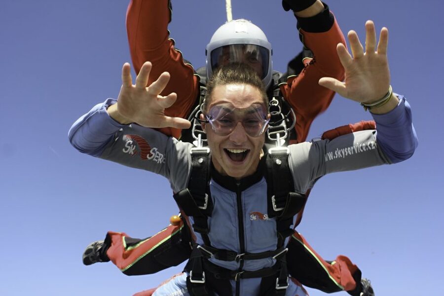 Tandem Skydiving Adventure in Prague - The 60-second freefall and the speed push you can’t ignore